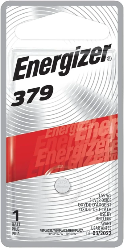 2PC Energizer 379 SR521SW Silver Oxide Battery