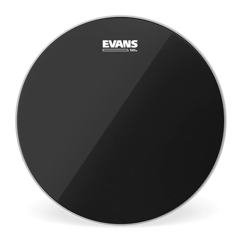 Evans Drum Heads - Black Chrome Tom Drumhead, 18 Inch