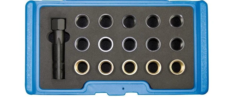 SW-Stahl M 14 x 1.25 Zündkerzengewinde Kit - 16 Teilig, 10610L