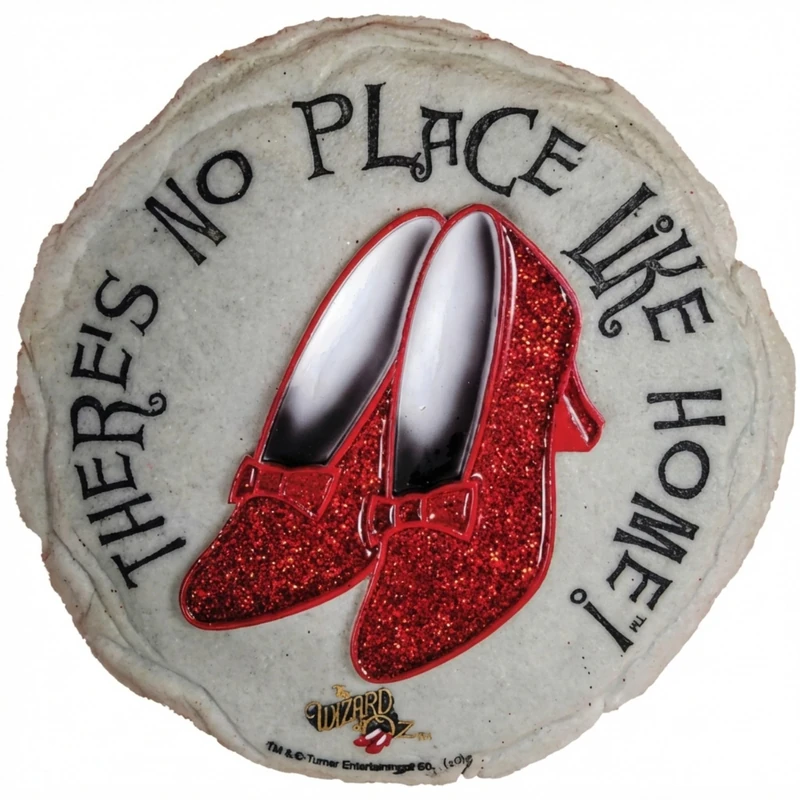 Spoontiques - Garden Décor - Ruby Slippers Stepping Stone - Decorative Stone for Garden - Image 1