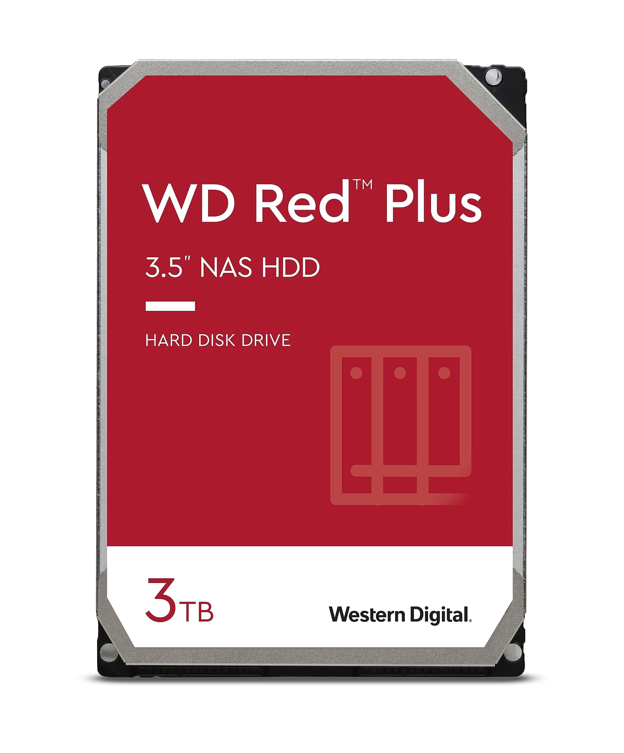 WD Red 3TB 3.5 Inch NAS Internal Hard Drive - 5400 RPM - WD30EFRX