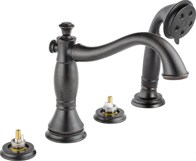 DELTA Faucet 3597LF-RBMPU, Venetian Bronze, 5.41 x 16.00 x 5.41 inches