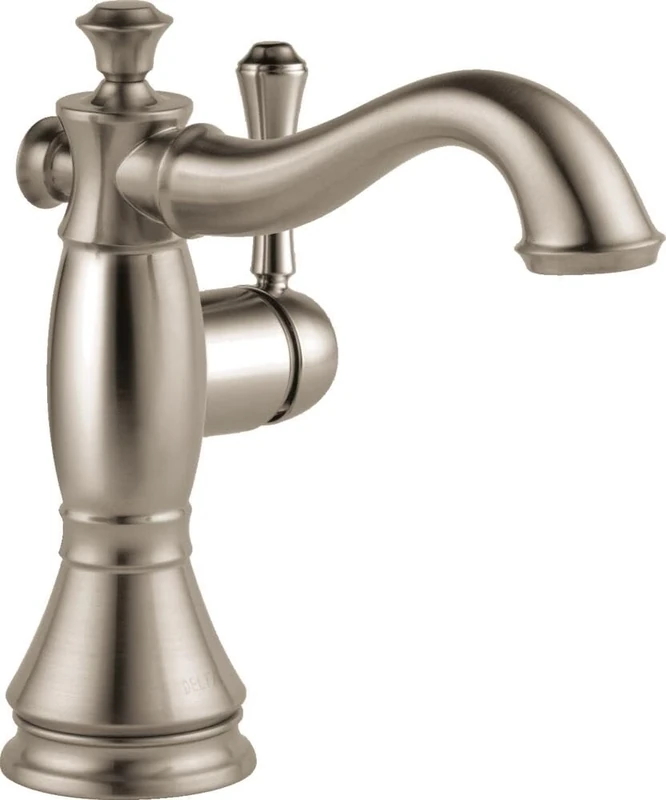 Delta Faucet 597LF-SSMPU Cassidy Single Hole-Single Handle-4-Inch Plate/Metal Pop-up, Stainless