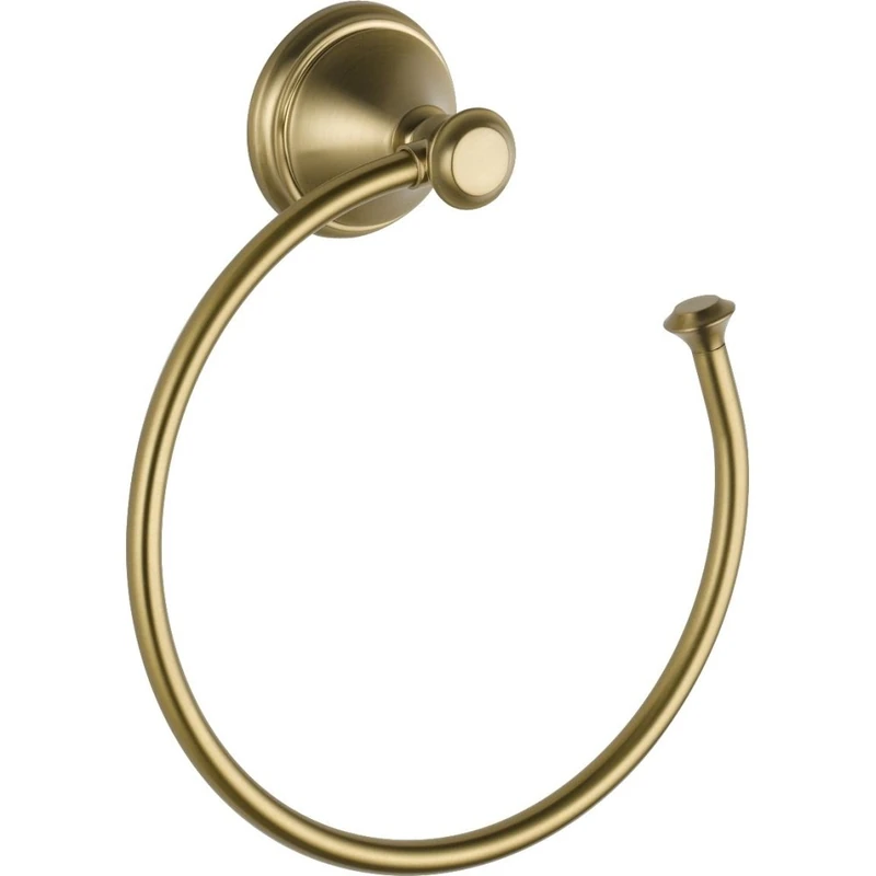 DELTA Cassidy-Towel Ring, Champagne Bronze, Bathroom Accessories, 79746-CZ