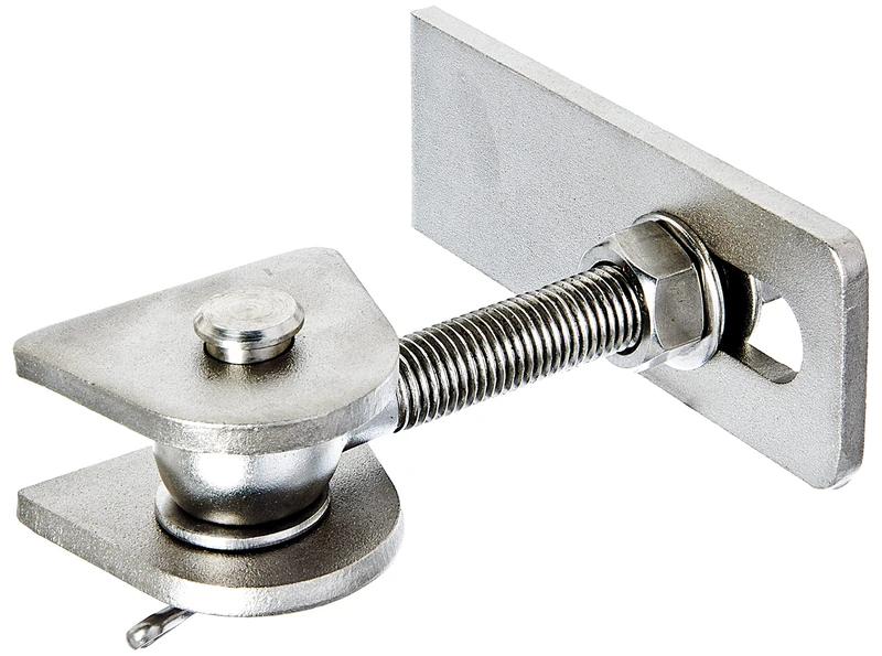 Gah-Alberts 326210 Hinge for 180° Opening/Long/Stainless Steel/Weld-On/Thread M20