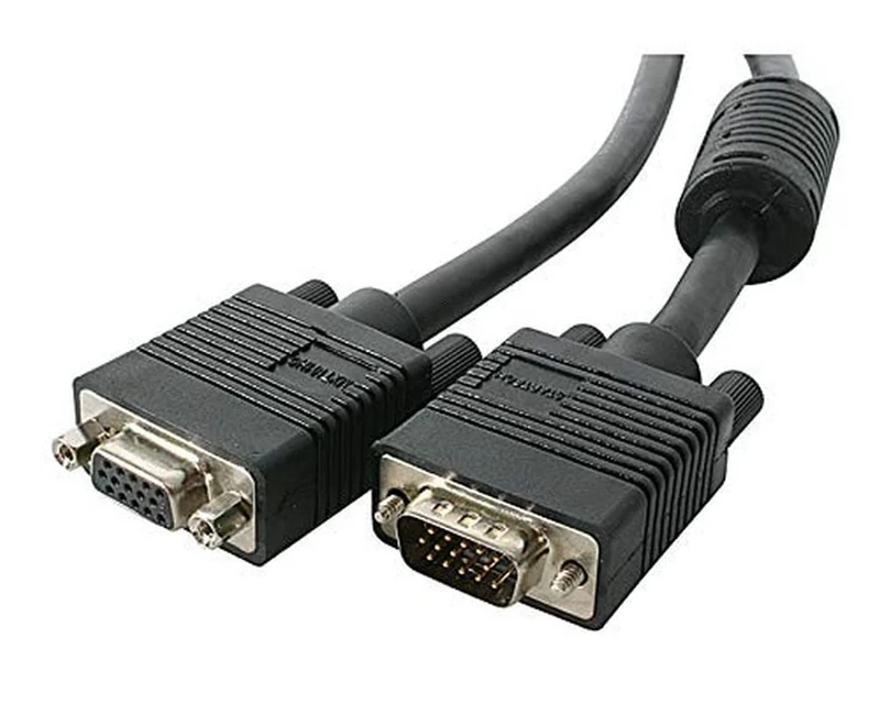 StarTech.com MXTHQ15M Coax High Resolution Monitor VGA HD15 Male to HD15 Female Video Extension Cable, 15 m