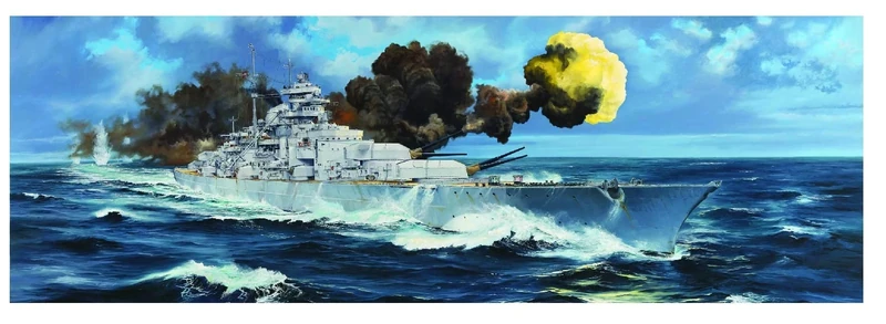 Trumpeter 1:200 - German Battleship Bismarck 1940