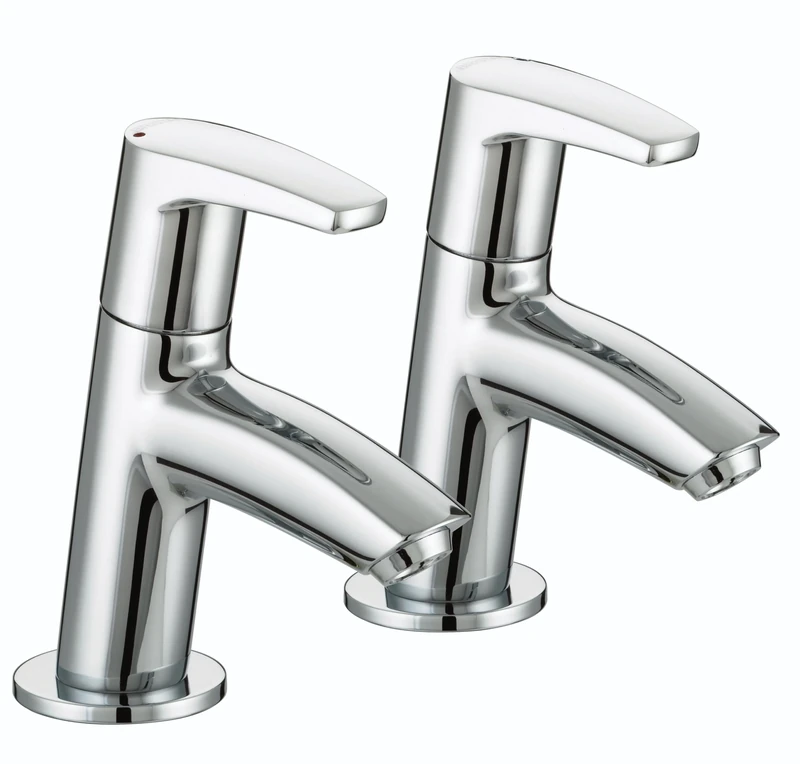Bristan OR 1/2 C Orta Basin Taps - Chrome Plated