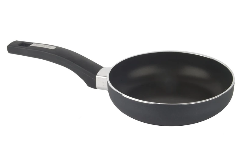 M370020 Monix Resistent Plus Stamped Aluminium Non-Stick Frying Pan, 20 cm, Black