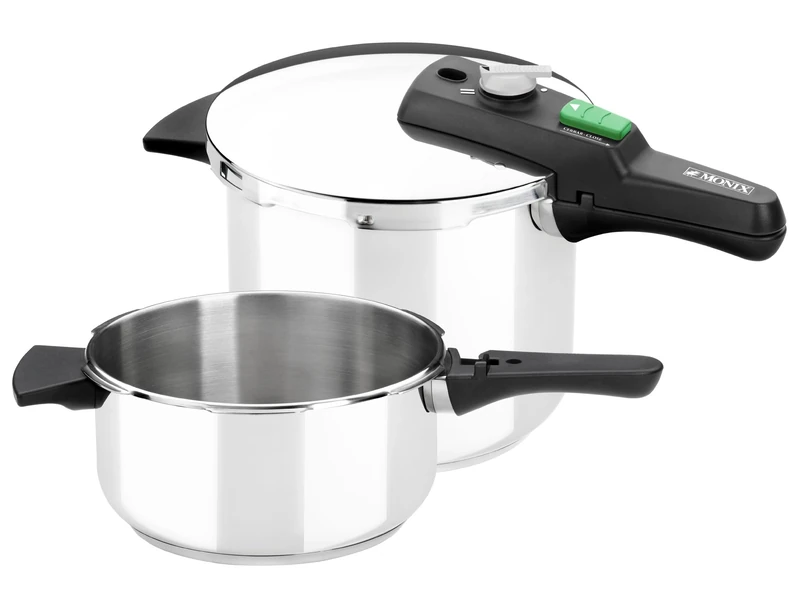 Monix Quick -Fast Pressure Cooker, Stainless Steel, Silver, 4/6 L.All Cookers Including Induction