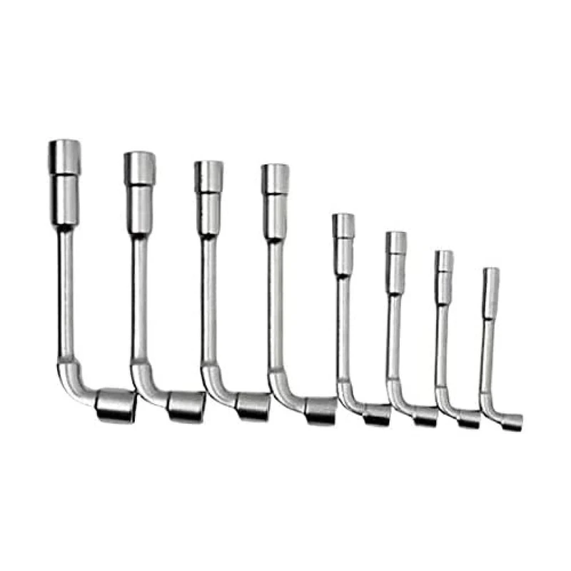 Bahco Double Socket Spanner Set, Curved, 10 Pcs/Card