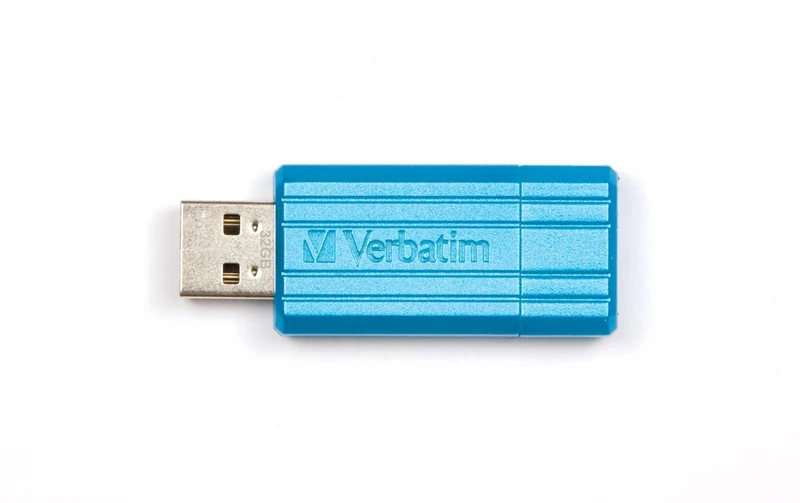 Verbatim Store´n´go Pinstripe 49057 BLAU Drive - Caribbean Blue, 32GB