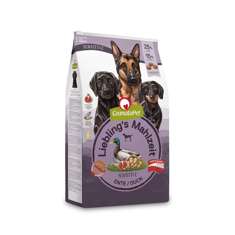 Liebling´s Mahlzeit Gran Atapet Favorite Meal Dry Dog Food Sensitive Duck Pack of 1 x 10 kg