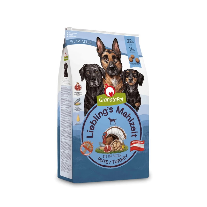 Liebling´s Mahlzeit Gran Atapet Favorite Meal Dry Dog Food Pet Food Senior Chicken, 1er Pack (1 x 10 kg
