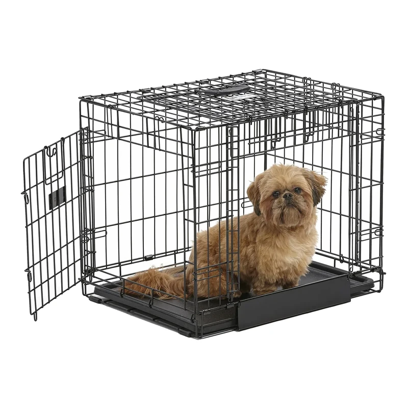 MidWest Homes for Pets Ovation Double Door Dog Crate, 24-Inch
