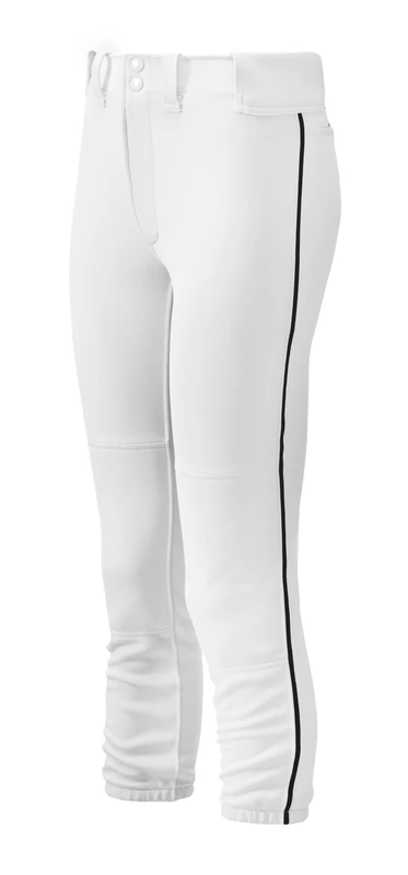 Mizuno Women's Women's Mizuno Women s Belted Piped Pant L White Black, White-black, L UK