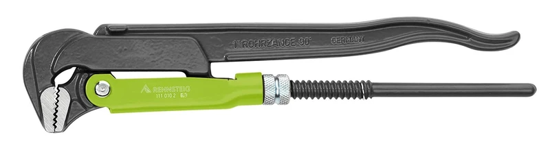 Rennsteig 111 030 2 "Standard 90 Degree" Pipe Wrench, Red, 3-Inch