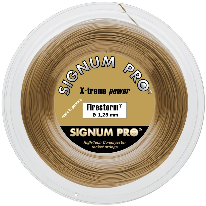 Signum Pro Firestorm String Reel - Metallic Gold, 1.2 mm/200 m