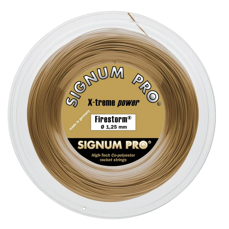 Signum Pro Firestorm String Reel - Metallic Gold, 1.3 mm/200 m