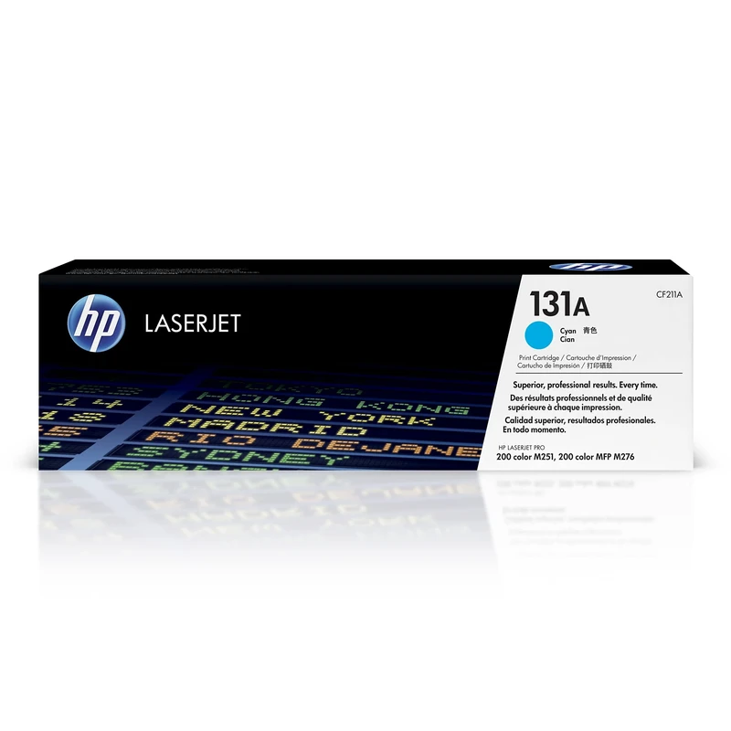 HP CF211A 131A Original LaserJet Toner Cartridge, Cyan, Single Pack