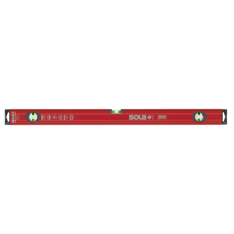 Sola 1215101 "Red 3 80" Spirit Level, Red, 80 cm