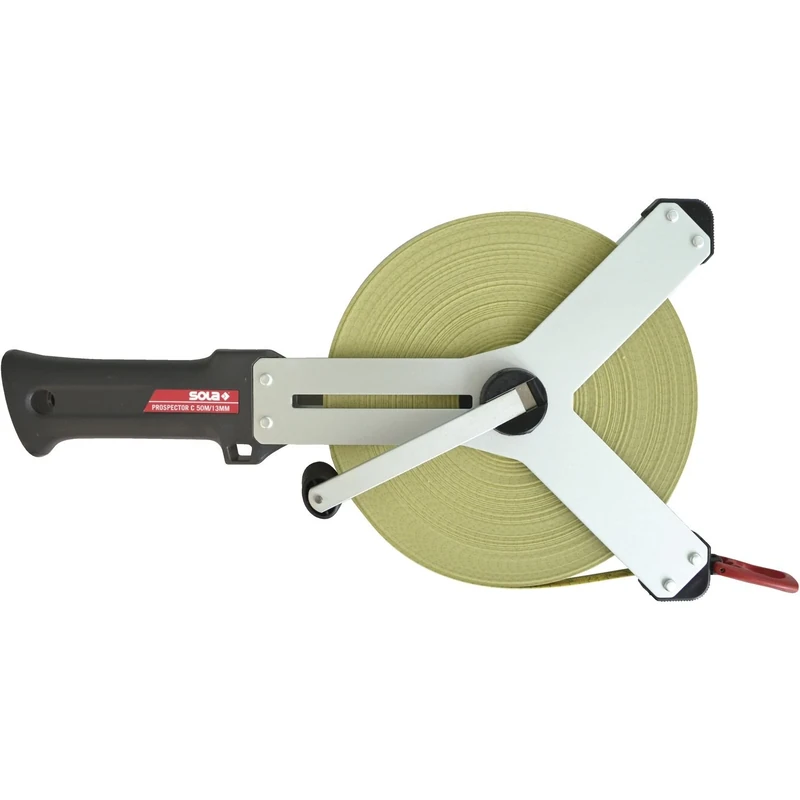 Sola 50053901 "Prospector YC 50" Tape Measure, Black/Grey, 50 m