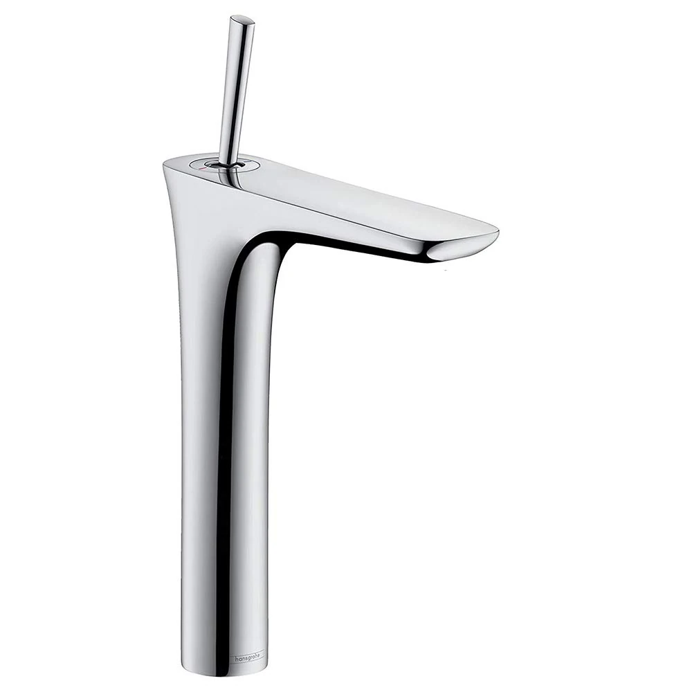 hansgrohe PuraVida basin mixer tap 200 with push open waste, chrome 15081000