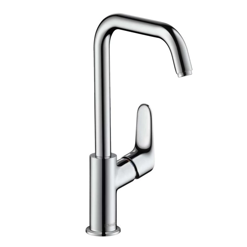 hansgrohe Focus basin mixer tap 240 with 120° swivel range, without waste, chrome 31519000
