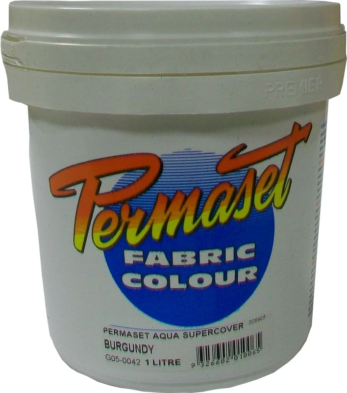 Permaset Aqua Standard 1 Litre Burgundy - Screen Printing Ink for Fabric - Ideal Screen Printing Kit for Home Office, Starter Kit, Fabric Paint, Screen Printer and Other Fabric Ink