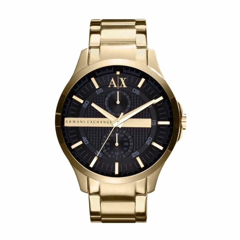Armani Exchange Watch For Men, Chronograph Movement and 46mm Case Size with Stainless steel, Leather or Silicone strap