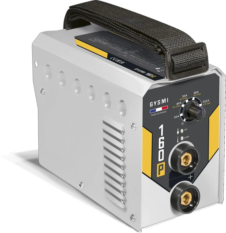 GYS 030077 Gysmi 160P - 160 A MMA/Arc And Stick Welder - UK Plug, 230 V, Yellow