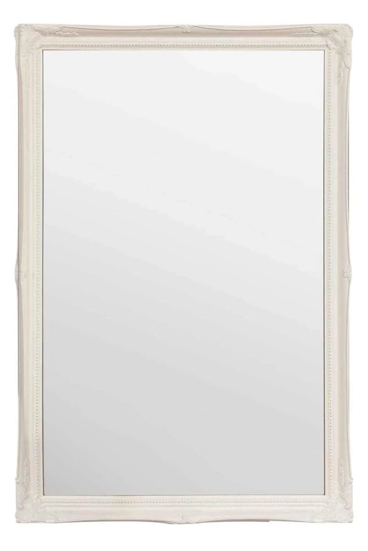 FRAMES BY POST 2" White Shabby Chic Antique Style Rectangular Wall Mirror-Large Size: 40"x28", 102x71