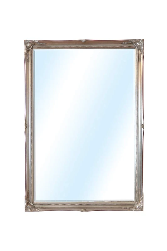 FRAMES BY POST 2" Silver Shabby Chic Antique Style Bevelled Rectangular Wall Mirror-Large Size: 40"x28", 102x71