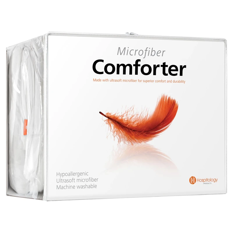 HOSPITOLOGY PRODUCTS White Comforter California King Hypoallergenic Duvet Insert Microfiber All Season Goose Down Alternative Quilted - Corner Loops - Box Stitched - Washable - 104" W x 98" L