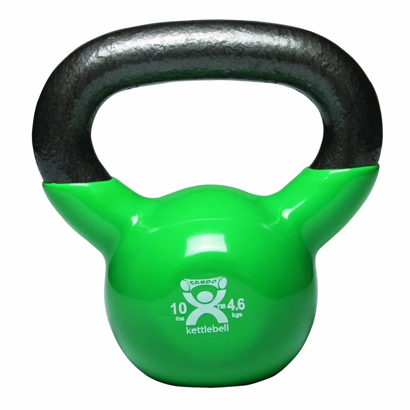 Cando 4.5 Kg - 10lbs Green Kettlebell - alternative to dumbbells - Image 1