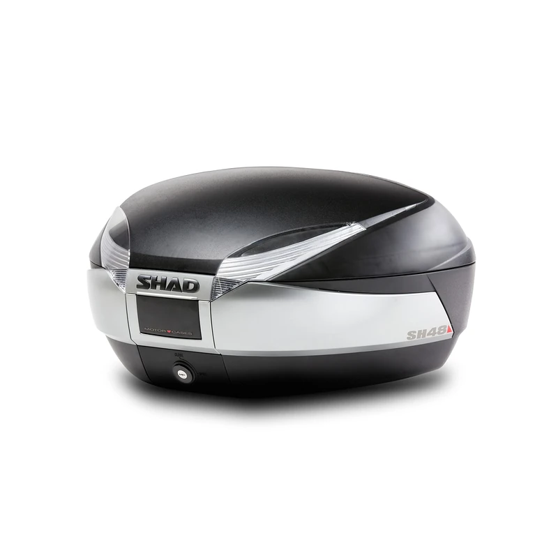 Shad D0B801 Top Case with Universal Mounting Bracket and Rear Reflector 48 Litres