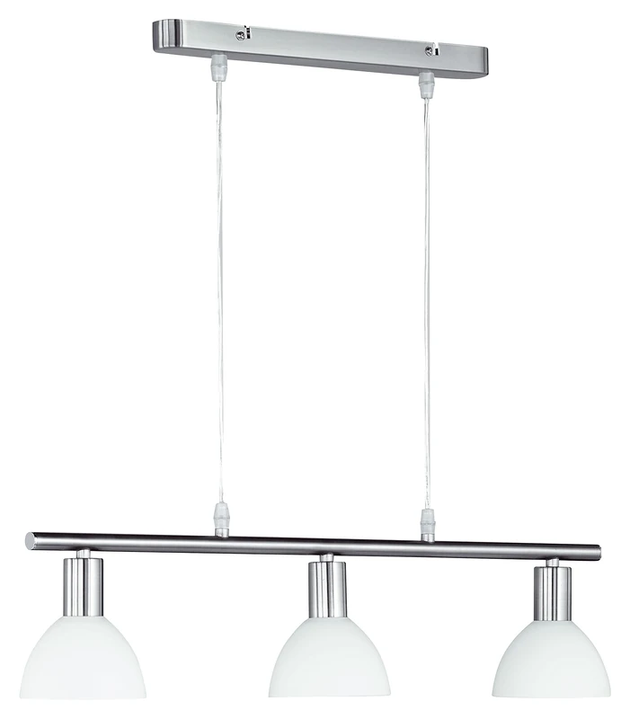 Reality E Pendant lamp, Nickel, E14, Opal, White, R335110307