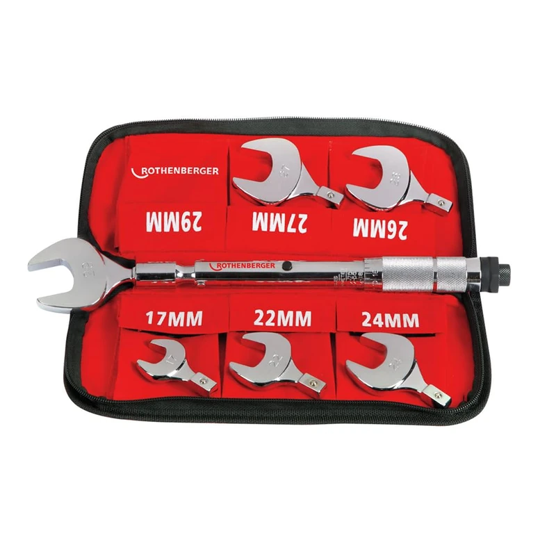 Rothenberger 175001 Flare Nut Torque Wrench Set (6-Piece)