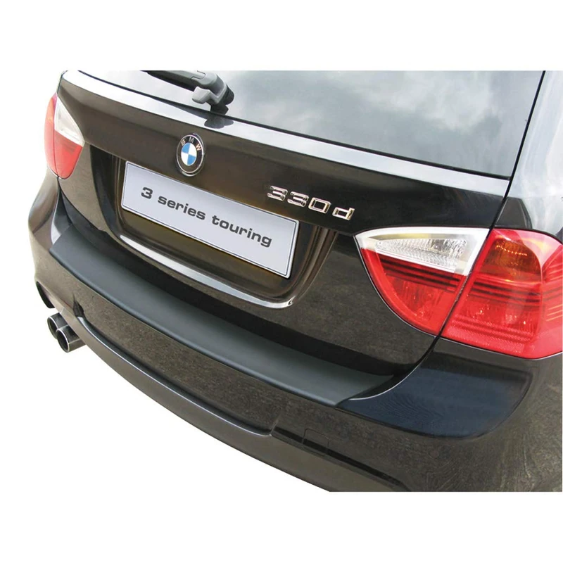 RGM ABS Rear bumper protector compatible with BMW 3-Series E91 Touring M-Bumper 2005-2012 Black