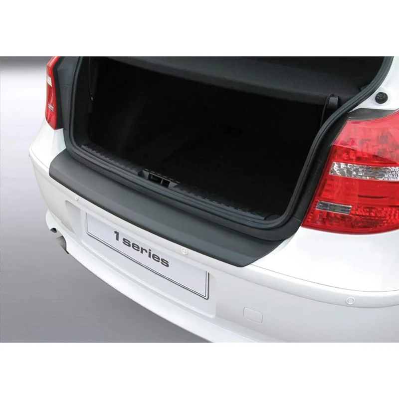 RGM ABS Rear bumper protector compatible with BMW 1-Series E87 3/5 doors 2007-2011 Black