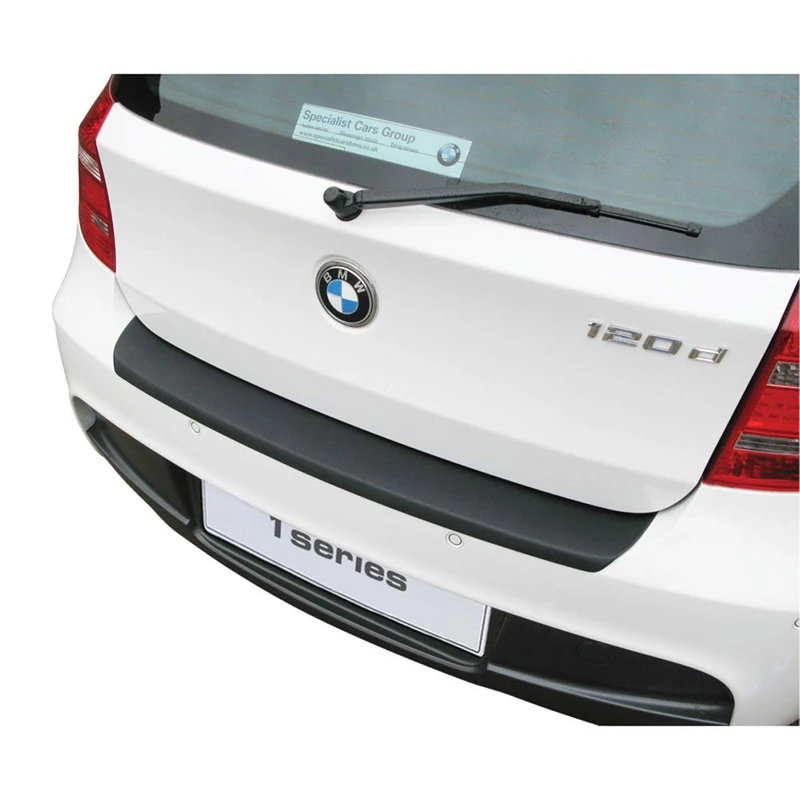 RGM ABS Rear bumper protector compatible with BMW 1-Series E87 3/5 doors M-Bumper 2004-2011 Black