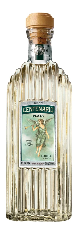 Gran Centenario Plata 100% Agave Silver Tequila - 70 cl - Image 1