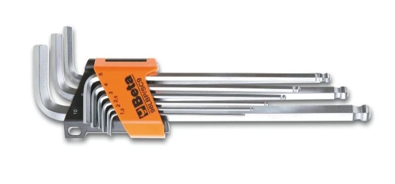 Beta 961354 Model 96 LBP/SC9Set of9 Ball End Offset Hexagon Key, Extra-Long Model