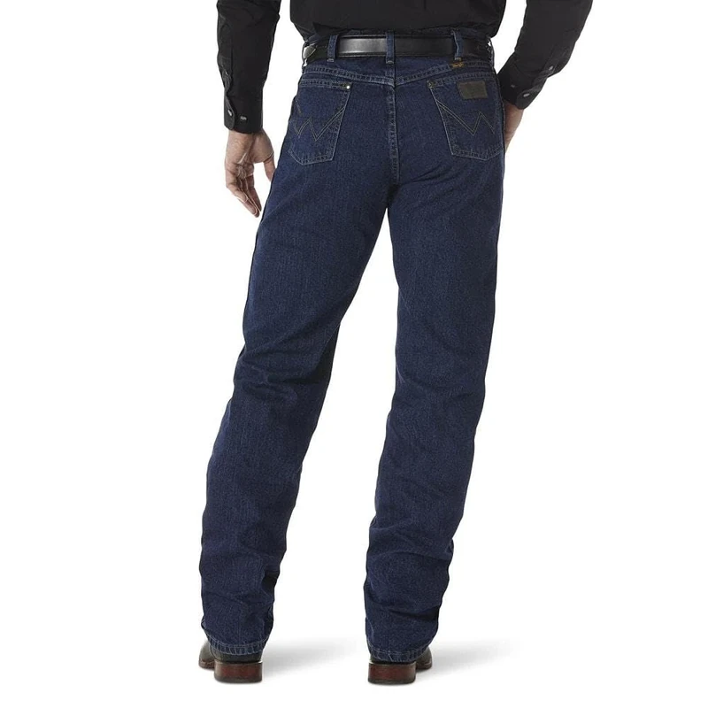 Wrangler Men's George Strait Cowboy Cut Original Fit Jean, Dark Stone, 33W x 34L