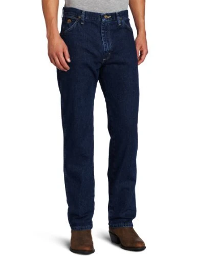 Wrangler Men's George Strait Cowboy Cut Original Fit Jeans, Dark Stone, 32 W/38 L - Image 1