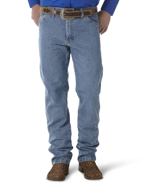 Wrangler Men's George Strait Cowboy Cut Original Fit Jean, Stone Wash, 34W x 30L