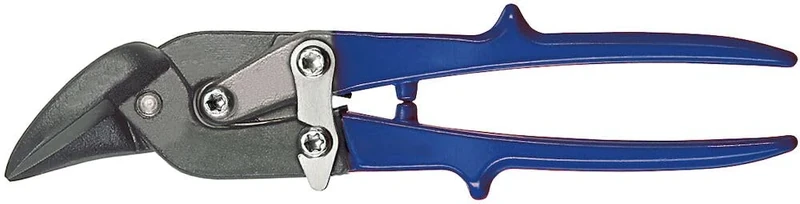 Bessey D17A Robust Right Hand Cut Shape and Straight Cutting Snips, Red/Black