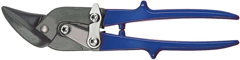 Bessey D17AL Robust Left Cutting Shape and Straight Cutting Snips, Red/Black