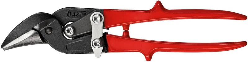 Bessey D17ASS Robust Right Hand Cut Shape and Straight Cutting Snips, Red/Black