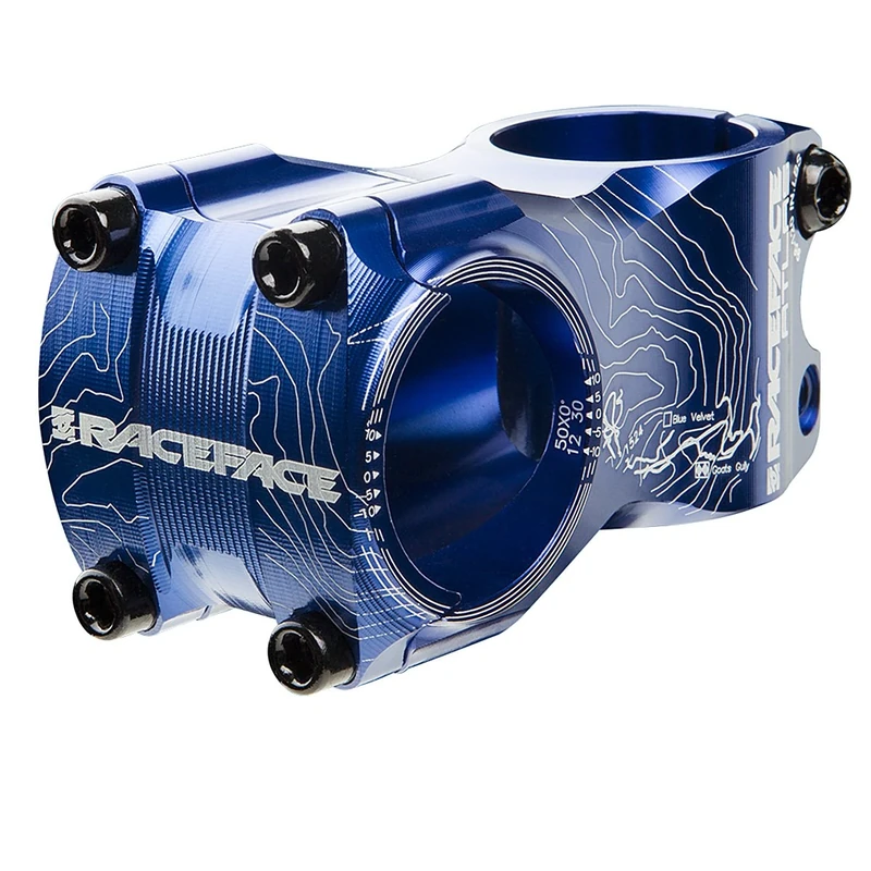 RaceFace RF ST12A31.850X0BLU Atlas Stem - Blue, Size 31.8/50 x 10
